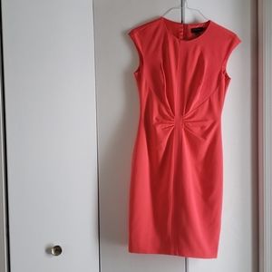 Ted Baker bodycon orange dress